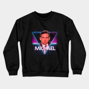 Michael Scott Retro 80's Triangle The Office US Crewneck Sweatshirt